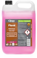 Clinex Bodenreiniger Mittel FLORAL BLUSH / 5 Liter Kanister/Allzweckreiniger Wischflüssigkeit für Boden, Parkett, Fliesen Parkettreiniger Reinigungskonzentrat/Reiniger Flüssigkeit