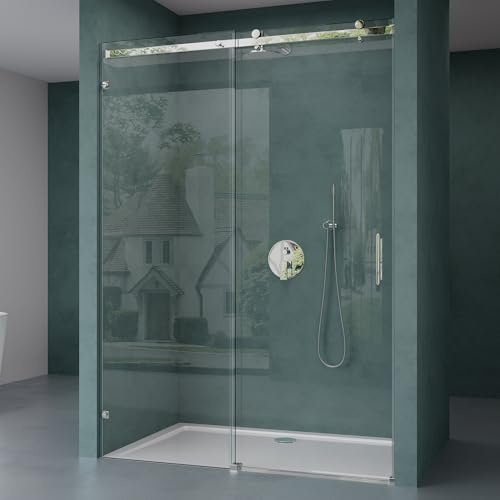 Mai & Mai Duschtür Nischentür dusche Duschkabine Schiebetür 125x195cm