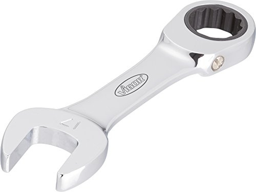 Vigor Llave combinada con carraca V2831 ∙ Ancho de llave: 17 ∙ Longitud total: 126 mm, 1 pieza
