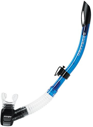 SCUBAPRO - Schnorchel Escape mit Ventil blau