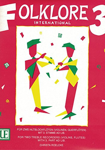 Universal Edition Folklore International 3. Altblockflöte