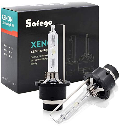 Safego Xenon HID Ampoule D2S 6000K Lampe à Décharge Phare Ampoule de Rechange HID Lampe Xénon Blanc Pour Voiture
