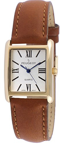 Peugeot PP Women Analog Quartz Watch with Leather Strap 3036BR