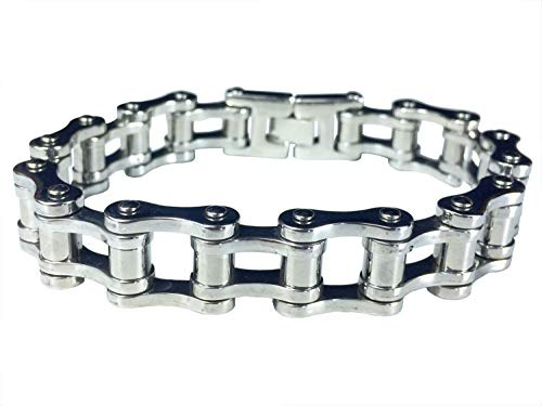 Miniblings Fahrradkette L Armband Kette Gliederarmband silber Fahrrad Technik - Modeschmuck handmade - Damen Mädchen Bettelarmband