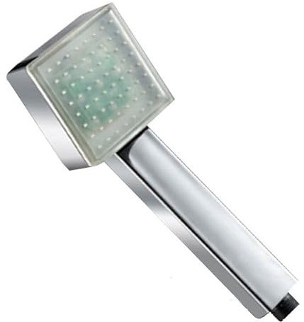 Pommeau de douche carrée avec LEDS intégrées lumineux