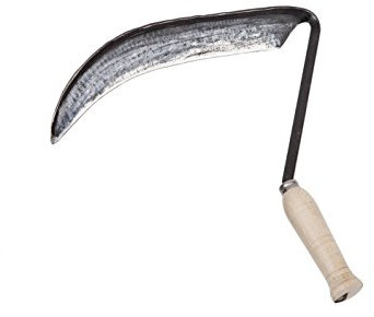 Falci 1322087 Falcetto Forgiato e Temprato con Manico in Legno, 52 cm