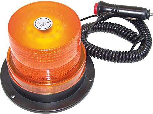 Gyrophare Fixation magnétique 12/24V Orange