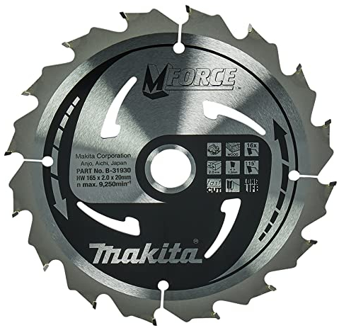 Makita B-31930 MForce Saw Blade 165x20x16T