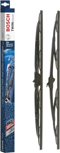 Bosch Scheibenwischer Twin Spoiler 602S, Länge: 600mm/600mm – Set für Frontscheibe