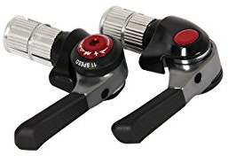 Massi Bar-End Msl400 Mandos 11velocidades Aluminio, Deportes al Aire Libre, Ciclismo,componentes de Bicicleta, Negro, 11v