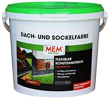 MEM Dachfarbe 5 kg ziegelrot