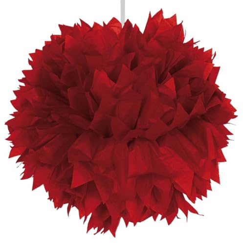 Folat Cheerleader Pompon 30 cm – Licht rot