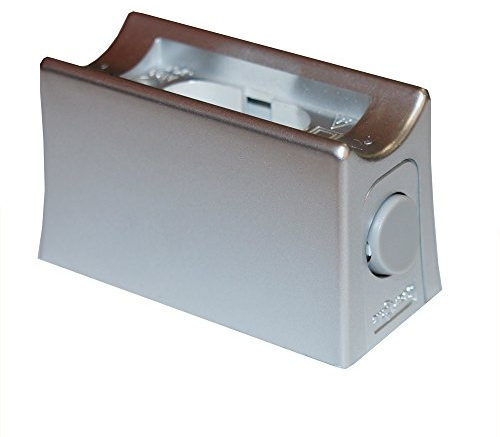 Fassung Linienlampe für Osram Linestra Ralina 35W & 60W S14d ein Sockel mit Schalter silber grau