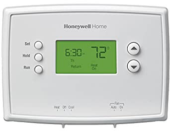 Honeywell Home 5-2 Day Programmable Thermostat, White, 2.5 L x 6.38 W x 7.94 H