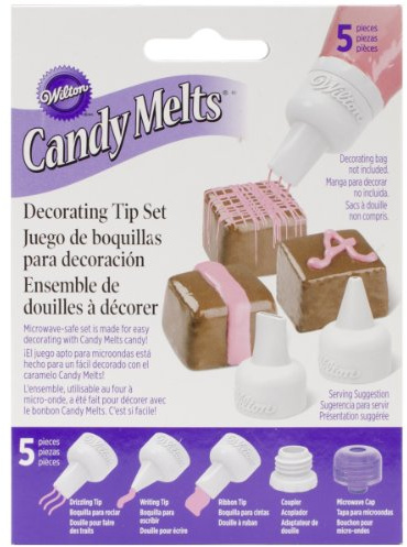 Wilton Beccucci Set, Beccucci Sac a Poche, Piping Tip Riutilizzabile per Decorare Torte, Cupcake, Biscotti, Pasticcini - Set/5