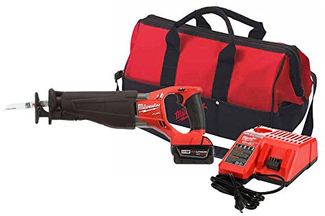 Milwaukee 2720-21 M18 Fuel 18-Volt Lithium-Ion Brushless Cordless Sawzall Reciprocating Saw Kit