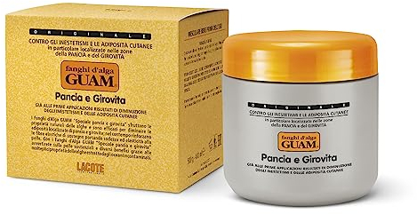 Guam, Algenfango Guam für Bauch und Taille, Gegen lokale Hautunreinheiten und Adipositas an Bauch und Taille, Straffende und Tonisierende Wirkung, Anticellulite, Made in Italy, 500 ml Packung