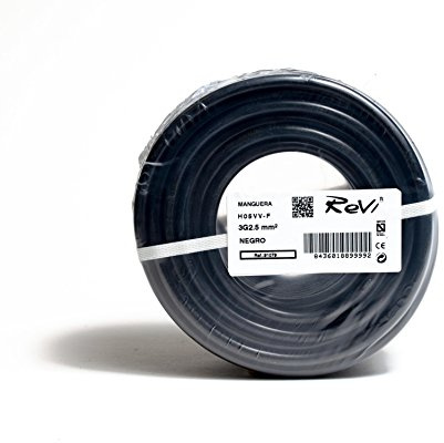 Cable H05VV-F Manguera 3x2,5mm 100m (Negro)