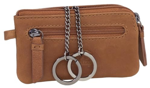 Ledershop24 Leder Schlüsseletui Schlüsseltasche Schlüsselmappe Schlüsselbeutel mit Reißverschlussfach vers. Farben Neu