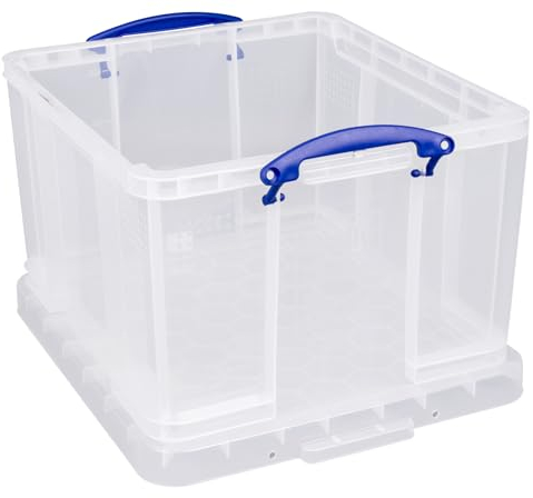 Really Useful Plastic Storage Box 42 Litre Clear