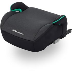 Bebeconfort Manga i-Fix Rialzo Auto per bambini, Seduta auto bambini, seggiolino auto isofix gruppo 3 per Bambini 128-150 cm, dai 6 ai 12 Anni (22-36 kg), Tinted Black