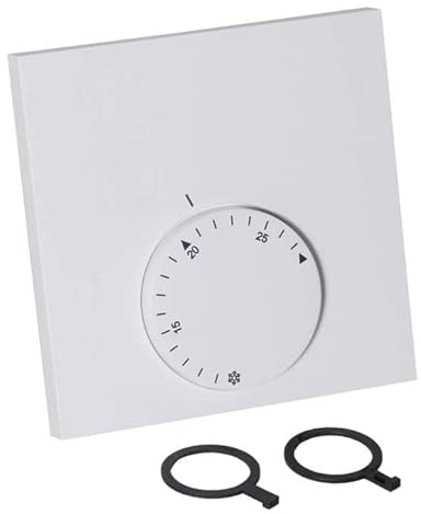 Möhlenhoff Analog Alpha Direct Raumthermostat für Fußbodenheizung, Skala °C, 230 V, weiß