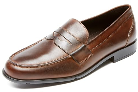 Rockport Men's Classic Loafer Penny, Cognac, 15 Medium
