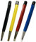 Lot de 4 gratte-brosses en laiton, acier, nylon, fibre de verre Outils de réparation pour montre