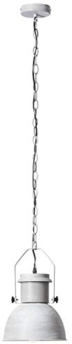 BRILLIANT Lampe Salford Pendelleuchte 23cm grau Beton | 1x A60, E27, geeignet für Normallampen (nicht enthalten) | Für LED-Leuchtmittel geeignet