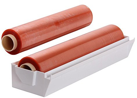 Hochwertige Pro – Kit Schlauchwagen mit zwei Rollen-Frischhaltefolie, 450 Dispenser mm x 500 m