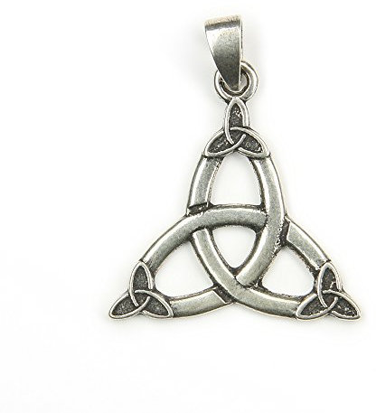 Drachensilber Kelten Silber Anhänger Tri keltischer Schmuck Kettenanhänger 925 Silber heilige Drei Mittelalter