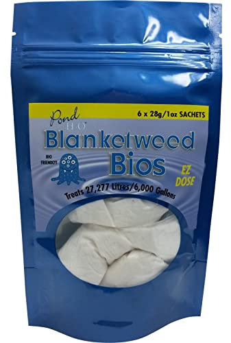 PondH2o Blanketweed Bio's 27,240 Liters (6000 Gallons), Natural Treatment for Water Garden Koi Fish Ponds Will Not Harm Aquatic Life