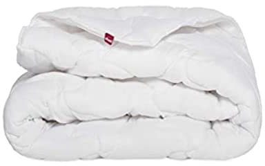 Abeil - Couette Chaude Acaristop - Anti Acariens et Bactériens - Enveloppe Microfibre Douce, Garnissage Polyester 400g/m² - Lavable en Machine - Certifiée Oeko-Tex, 140 x 200 cm