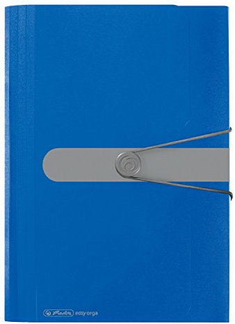 Fächermappe A4 PP 12 Fächer blau easy orga to go