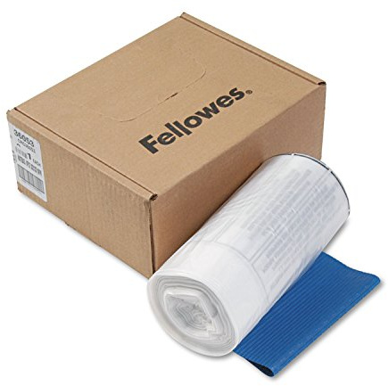 Fellowes 36053 Powershred Shredder Waste Bags for 90S, 99Ci, 99Ms, AutoMax 200C, and AutoMax 130C, 100 Bags