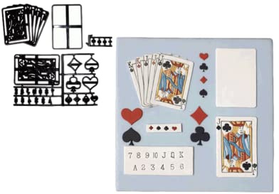 Patchwork Cutters Set of Playing Cards for Sugar Paste Modelling Cake Design