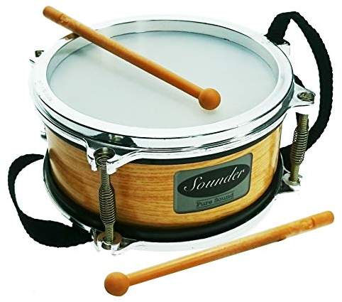 REIG 733 - Sounder Snare Drum mit Trommelstöcke und Gurt, Kinder ab 18 Monaten, 19 x 19 x 8 cm