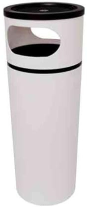 Giganplast Gps590970 Portacenere, Plastica, Bianco, 25 x 52 cm