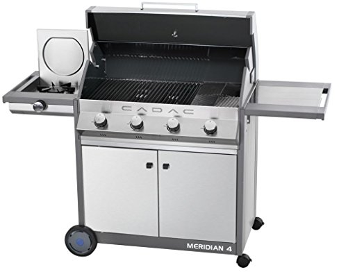 Cadac Grill Meridian 4 Brenner & Seitenbrenner Edelstahl 50mbar