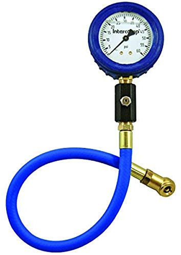 Intercomp (360067) 2.5 0-60 PSI Liquid Filled Deluxe Air Pressure Gauge
