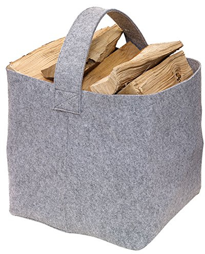 TOPICO Holzkörbe, Polyester, Grau, Unisize, 56-0820715