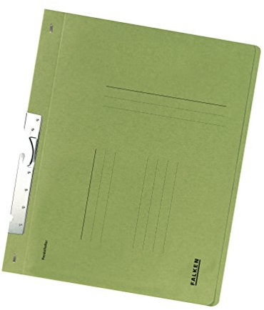 Original Falken 50er Pack Pendular Pendelhefter. Made in Germany. Aus Recycling-Karton mit Behördenheftung ohne Schlitzstanzung für DIN A4 grün Hefter Blauer Engel