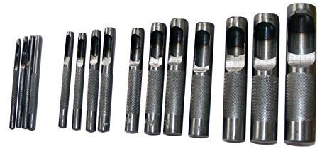 Locheisen - Set 15-teilig (Ø 2 - 22 mm)