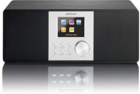 Lenco DIR-200 Internet Analog & digital Black radio - Radios (Internet, Analog & digital, DAB+,FM, 14 W, 10%, TFT)