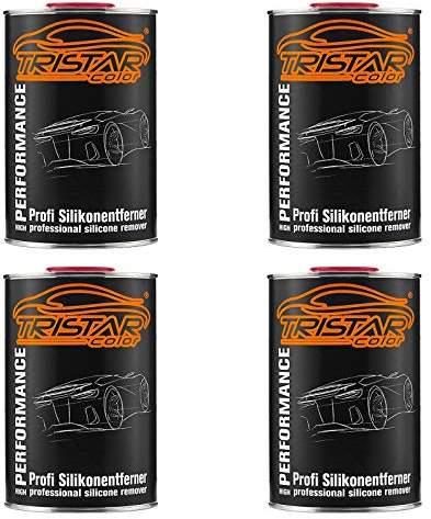 TRISTARcolor 4 Liter Silikonentferner Entfetter Reiniger für Autolack Basislack RAL Lack Grundierung