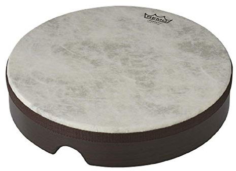 Remo World Percussion - Frame Drum Pretuned - 12 x 2,5 - Acousticon Kessel, Fiberskyn 3 Fell, Walnut Finish - HD-8512-00