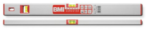 BMI 690100EM Wasserwaage Eurostar, Länge 100 cm, eloxiert, mit Magnet