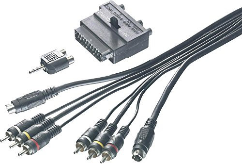 Vivanco 4-teiliges Multimedia Verbindungsset 2 m