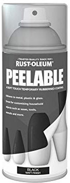 Rust-Oleum 150ml Peelable Spray Paint - Black