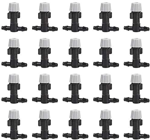 Yosoo 20Pcs Kunststoff Nebel Misting Düse Sprinkler Tee Gelenke Für Nebel Bewässerung Pflanze Blume Kühlung Haus Garten Bewässerung